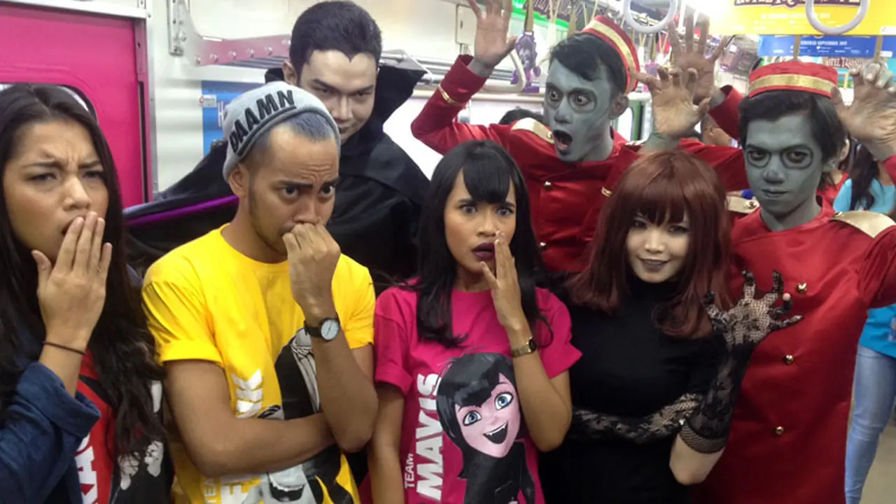 GAC dan The Overtunes mempromosikan film Hotel Transylvania 2