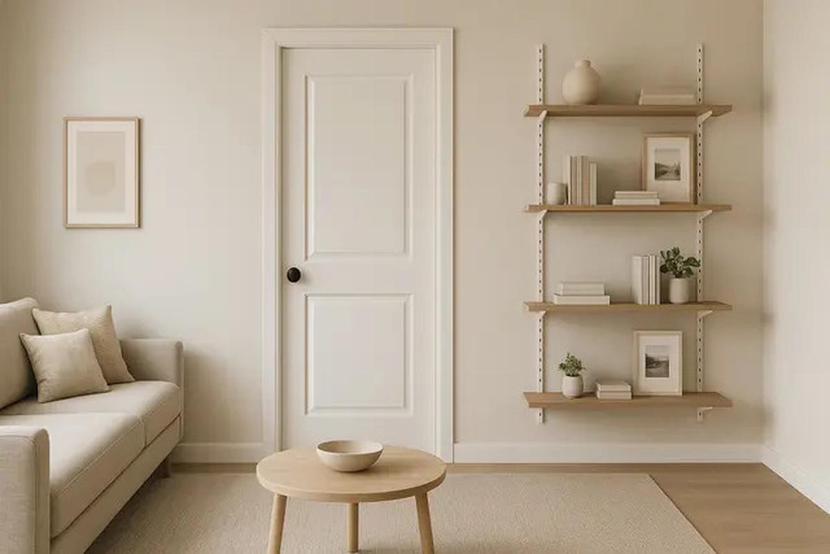 7 Desain Ruang Tamu 3x4 Pintu Tengah, Solusi Estetik untuk Rumah Minimalis