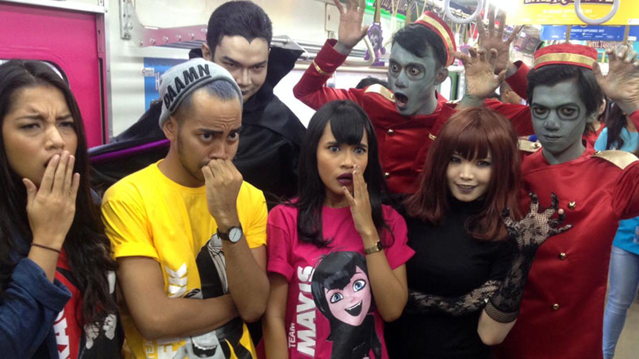 GAC dan The Overtunes mempromosikan film Hotel Transylvania 2