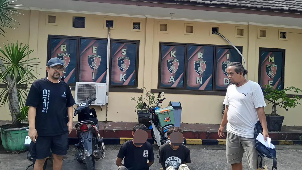 Dua Pengamen Ditangkap Polisi Karena Jual Motor Curian Melalui Status WA