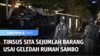 Tim Khusus Polri bersama personel Brimob dan Tim Inafis meninggalkan rumah pribadi Irjen Pol. Ferdy Sambo di Duren Tiga, Jakarta Selatan. Tim penyidik terlihat menyita sejumlah barang.