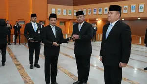 Mendagri Lantik Pejabat Eselon I, Ingatkan soal Loyalitas sampai Integritas