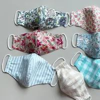 Simak tutorial mudah membuat masker kain yang bisa dibuat sendiri di rumah. (Foto: Instagram/ Oeoe1130)