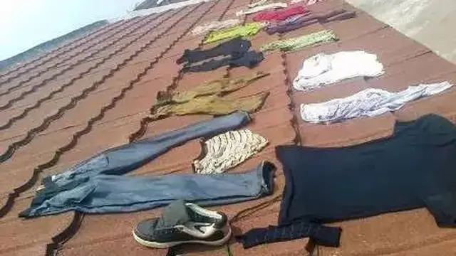 10 Potret Kocak Orang Jemur Pakaian, Ada yang di Kandang Macan