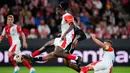Memasuki babak kedua, Slavia Praha tidak mengendurkan serangan. Pada menit ke-47 Ivan Schranz berhasil mencetak gol setelah memaksimalkan umpan Doudera dan membawa keunggulan tuan rumah 4-0. (AP Photo/Petr David Josek)