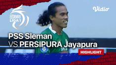 Berita Video, Highlights BRI Liga 1, PSS Sleman Bermain Imbang Melawan Persipura Jayapura pada Rabu (7/12/2021)