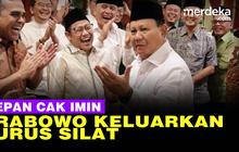 VIDEO: Ditanya soal Cawapres, Prabowo Mendadak Keluarkan Jurus Silat Depan Cak Imin