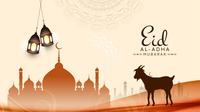 Ilustrasi Iduladha. (&lt;a href='https://www.freepik.com/vectors/eid-adha'&gt;Eid adha vector created by Creative_hat - www.freepik.com&lt;/a&gt;)