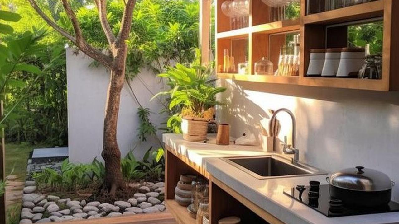 Inspirasi Desain Dapur Semi Outdoor untuk Hunian Modern