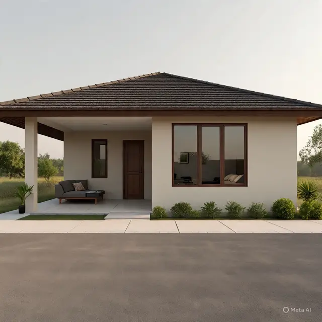 Rumah Sederhana 3 Kamar 1 Lantai di Lahan Terbatas