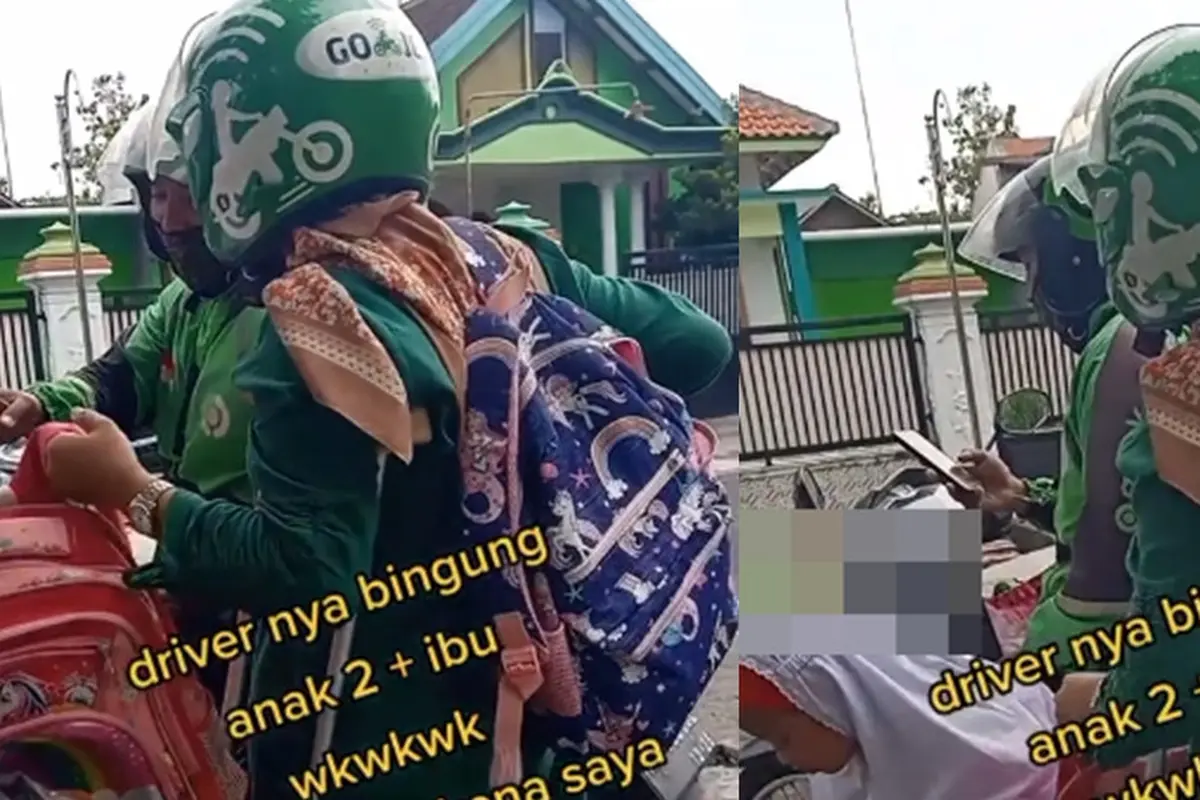 Driver ojol kebingungan dengan penumpang (TikTok/@niniknopal1105)