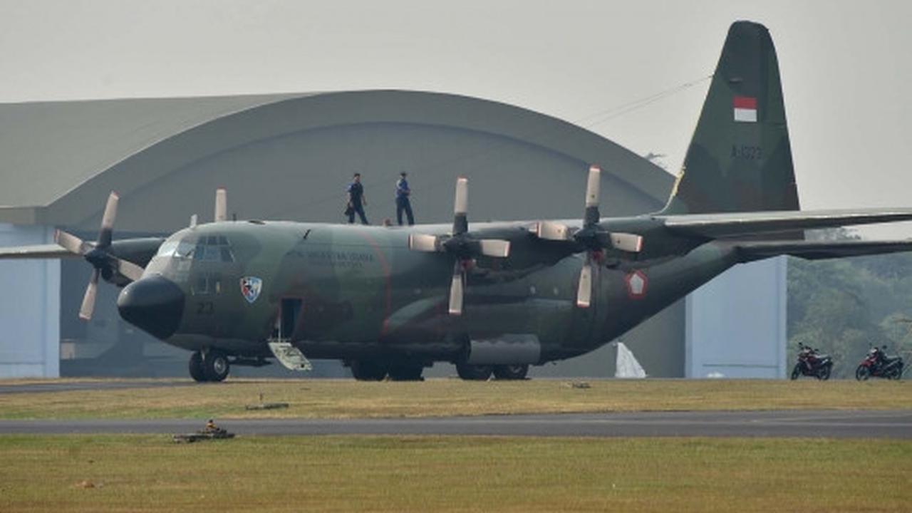 Deretan Hercules C-130 di Lanud Halim Perdanakusuma