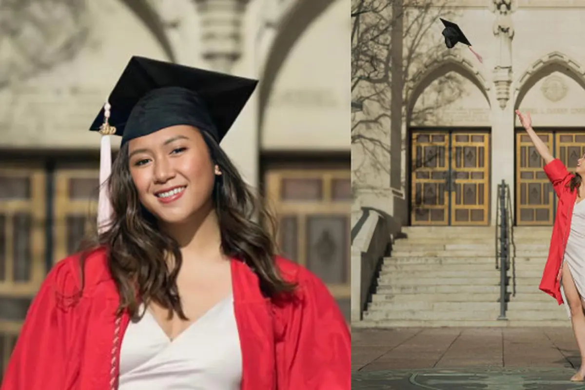 Potret Mayzura Munaf Adik Sherina Lulus dari Boston University