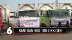 Kementerian Kesehatan menerima bantuan 400 Ton oksigen dari salah satu perusahaan produsen oksigen di tanah air. Bantuan ini diharapkan dapat memenuhi kebutuhan nasional untuk penanganan pasien Covid-19.