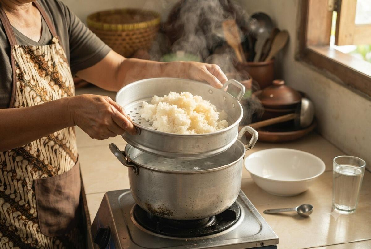 Cara Menghangatkan Nasi Dingin Tanpa Rice Cooker agar Kembali Pulen Seperti Baru Matang