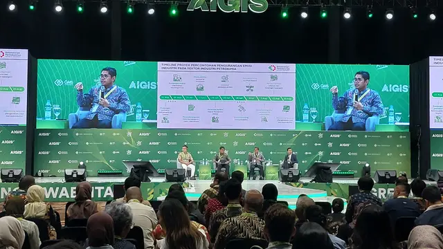 The 2nd Annual Indonesia Green Industri Summit 2025 (AIGIS) di Jakarta International Convention Center (JICC), Senayan, Jakarta. (Foto: Liputan6.com/Arief RH)