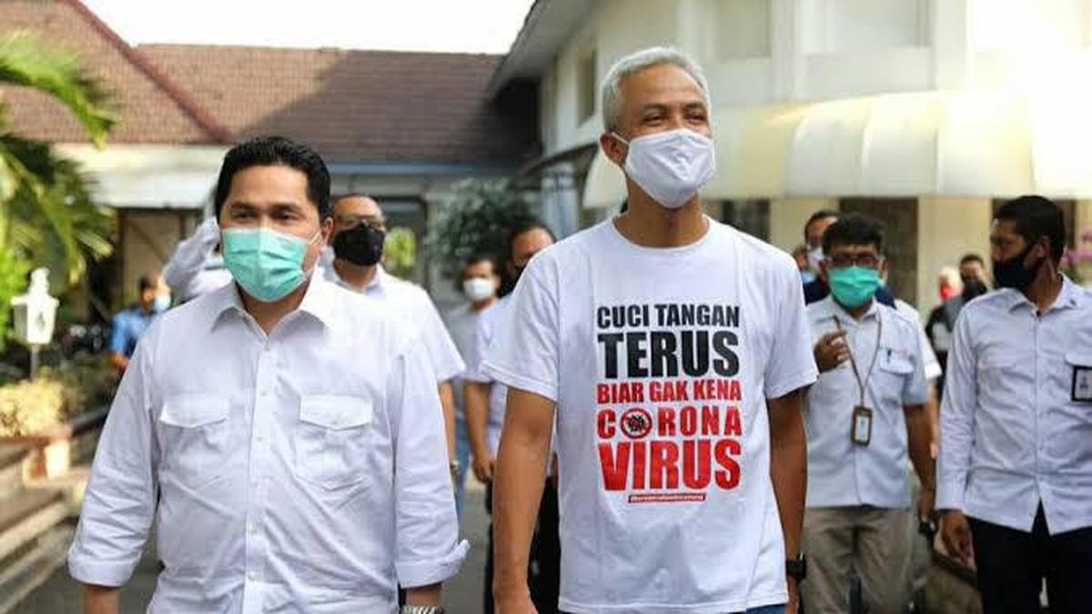 Ganjar Pranowo-Erick Thohir Dinilai Calon Potensial Diusung KIB