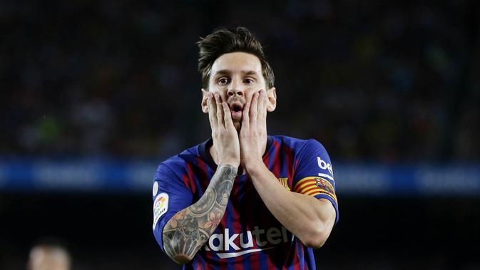 Bintang Barcelona, Lionel Messi. (AP/Manu Fernandez)