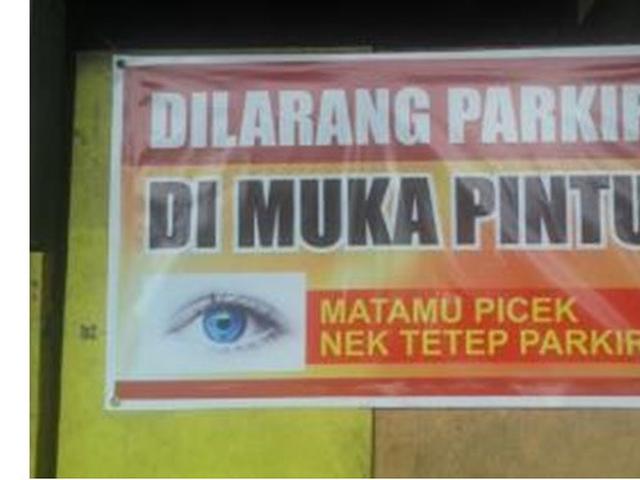 6 Papan Peringatan Dilarang Parkir Ini Nyelenehnya Bikin Tepuk Jidat Hot Liputan6 Com