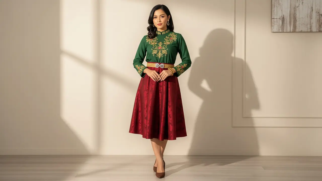 Inspirasi Outfit Natal Bernuansa Nusantara