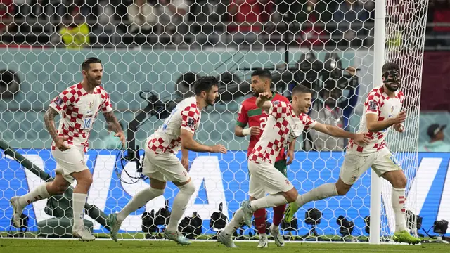 Foto: Kalahkan Maroko, Kroasia Rebut Tempat Ketiga Piala Dunia 2022