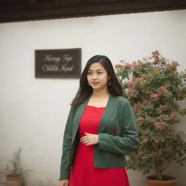 1. Merah dengan Hijau