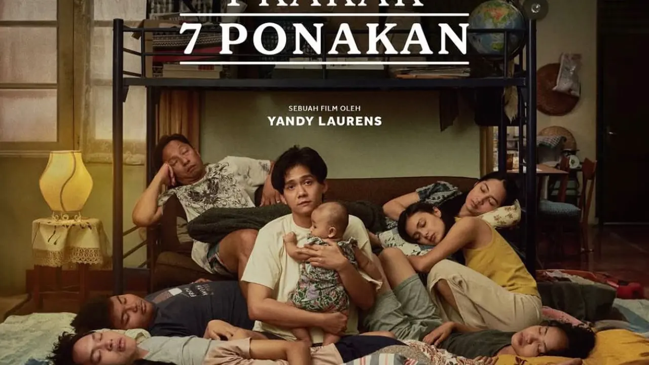 logo	 lifestyle fashion beauty food entertainment zodiak More Entertainment Sinopsis Film '1 KAKAK 7 PONAKAN': Konflik Keluarga dan Ambisi, Daftar Pemain, hingga Jadwal Tayang Shani Ramadhan RasyidShani Ramadhan Rasyid Diperbarui 18 Jan 2025, 16:24 WIB  17 Perjuangan moko dalam Film 1 KAKAK 7 PONAKAN. (credit: instagram.com/1kakak7ponakan/youtube.com/@cer Perjuangan moko dalam Film 1 KAKAK 7 PONAKAN. (credit: instagram.com/1kakak7ponakan/youtube.com/@cer