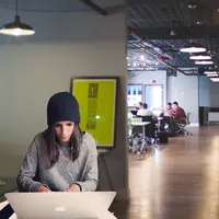 Ilustrasi coworking space, ruang kerja bersama. Kredit: Tumisu via Pixabay