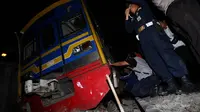 KA Anjlok Sudah Dievakuasi, Jalur Jakarta-Bandung Kembali Normal