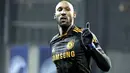 Selebrasi gol striker Chelsea asal Prancis, Nicolas Anelka, ke gawang FC Copenhagen di leg pertama babak 16 besar Liga Champions yang digelar di Parken Stadium, 22 Februari 2011. Skor 2-0 untuk Chelsea. AFP PHOTO / Keld Navntoft