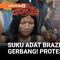 Sekitar 100 warga adat Munduruku memblokade pintu masuk COP30 di Belem, Brazil, menuntut agar suara mereka dilibatkan dalam perundingan iklim. Aksi berlangsung damai dan direspons langsung oleh Presiden COP30.