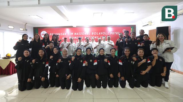 Pelepasan Timnas Voli Putri Indonesia