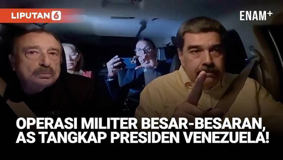 AS Klaim Tangkap Presiden Venezuela Nicolas Maduro Dalam Operasi Militer