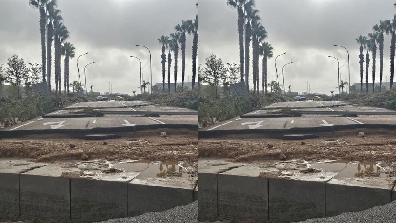 Akses menuju Sirkuit Ricardo Tormo, Valencia, rusak usai terdampak banjir bandang, 29-30 Oktober 2024. (c) CircuitRicardoTormo.com