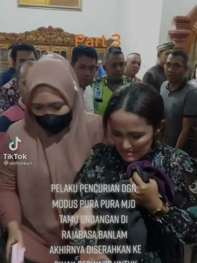 Viral Modus Jadi Tamu Undangan, Wanita Ini Mencuri Uang hingga Perhiasan di Hajatan