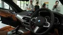 Interior dan panel dalam mobil BMW Seri 6 Gran Turismo (GT) di Jakarta, Selasa (24/7). BMW Seri 6 Gran Turismo (GT) dan Seri 5 Touring memiliki desain mewah dan cocok untuk keluarga. (Merdeka.com/Dwi Narwoko)