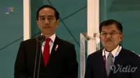 Presiden RI Joko Widodo didampingi Wakil Presiden Jusuf Kalla resmi membuka Asian Games 2018. (vidio.com)