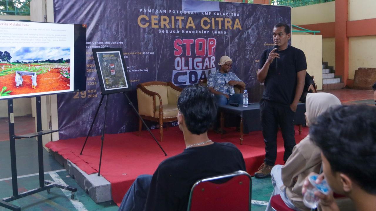 FOTO: Komunitas Mahasiswa Fotografi Kalacitra Gelar Pameran 'Cerita Citra' di UIN Syarif Hidayatullah