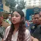 Dewi Perssik laporkan haters ke Polres Depok (Liputan6.com/ M. Altaf Jauhar)