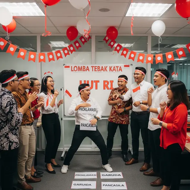 Lomba Tebak Kata dengan Gerakan (AI Generated)