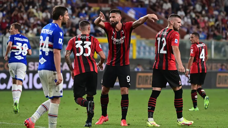 FOTO: Gol Tunggal Brahim Diaz Bawa AC Milan Taklukkan Sampdoria