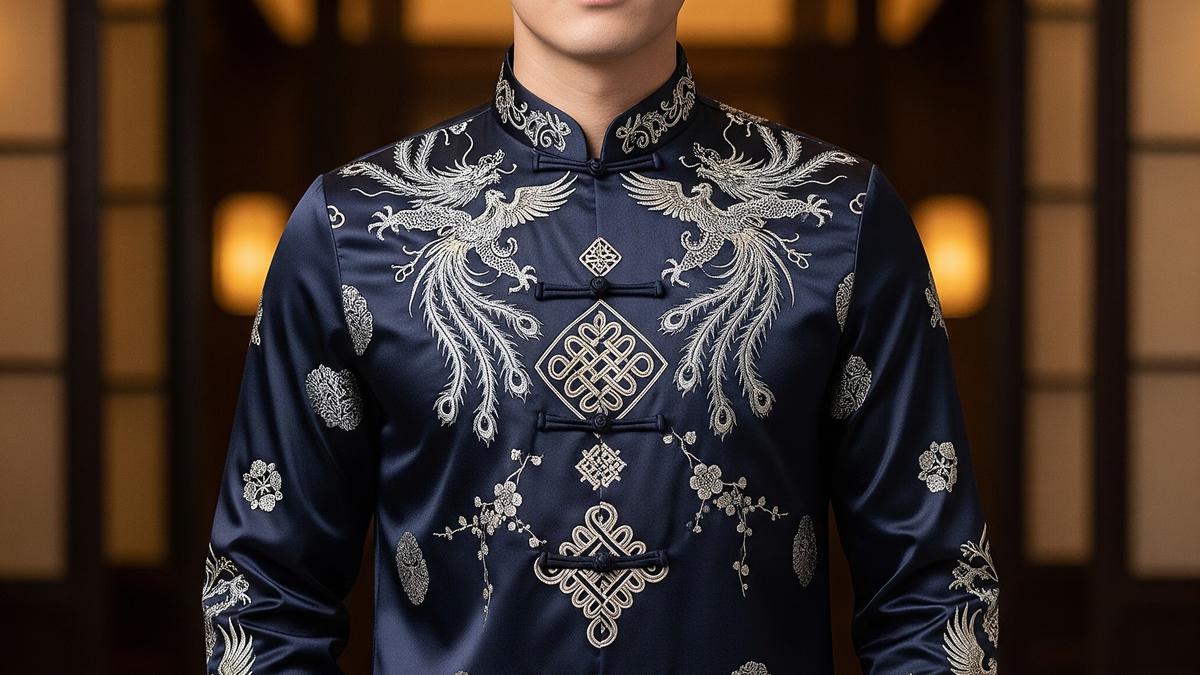 7 Model Baju Cheongsam Pria dengan Motif Elegan dan Berkarakter