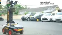 Robot BOBOTA Siap Tindak Masyarakat yang Tak Pakai Masker