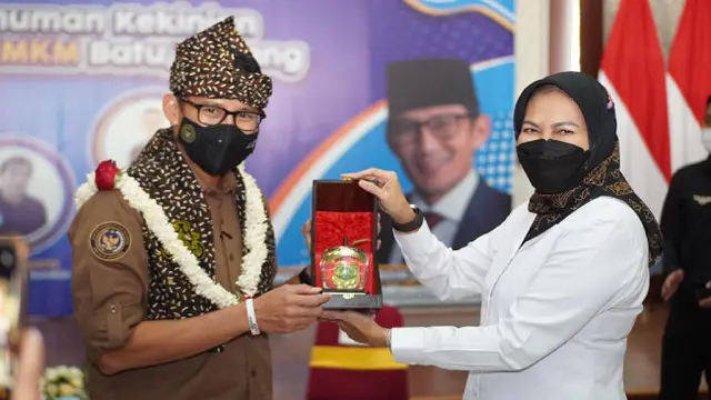 Di Kota Batu, Menparekraf Sandiaga Uno Bicara Potensi Pasar Minuman Kekinian