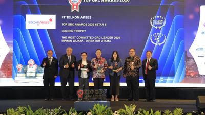 Telkom Akses Borong 3 Penghargaan TOP GRC Awards 2026, Raih Golden Trophy