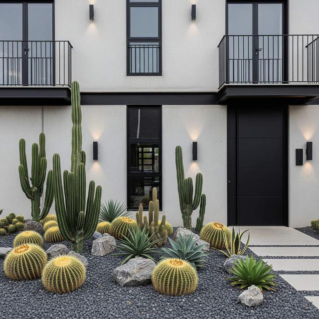 Model Rumah Sederhana Tapi Mewah dengan Taman Depan Kecil