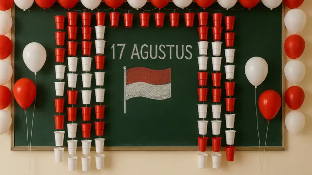 Dekorasi Kelas 17 Agustus yang Unik dan Mudah