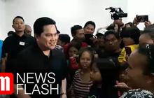 VIDEO: Erick Thohir Tinjau Posko Banjir, Jamin Pasokan Air Bersih dan Makanan