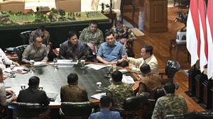 Prabowo, Menhan dan Panglima TNI Rapat di Hambalang, Ini 2 Hal Penting yang Dibahas