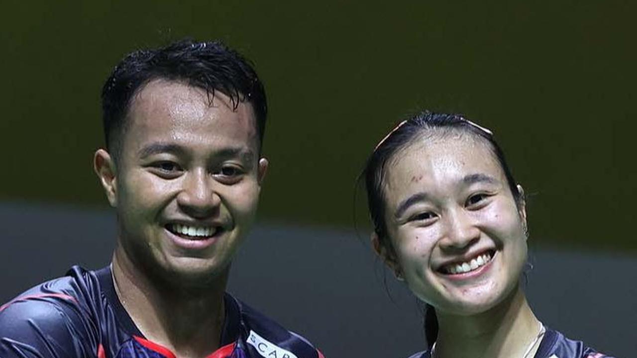 FOTO: Senyum Manis Rehan/Lisa Melaju ke Perempat Final Indonesia Masters 2024